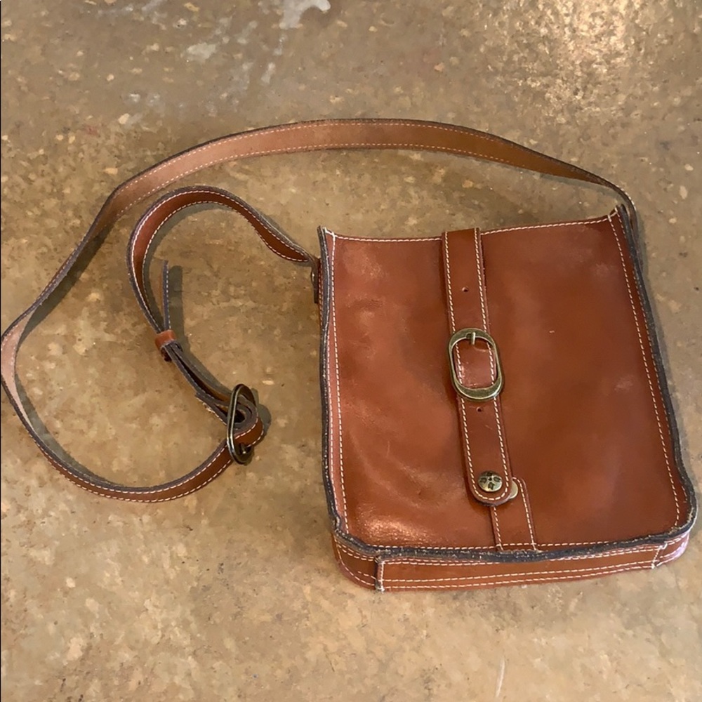 Brown Leather Crossbody Bag